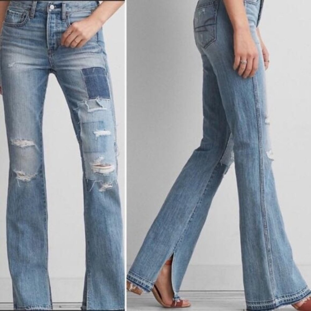 American Eagle Vintage Hi-Rise Flare Jeans